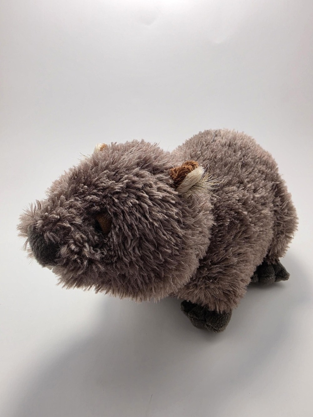 Vintage Ganz Webkinz Wombat Plush with No Tag/Code (9 inch)